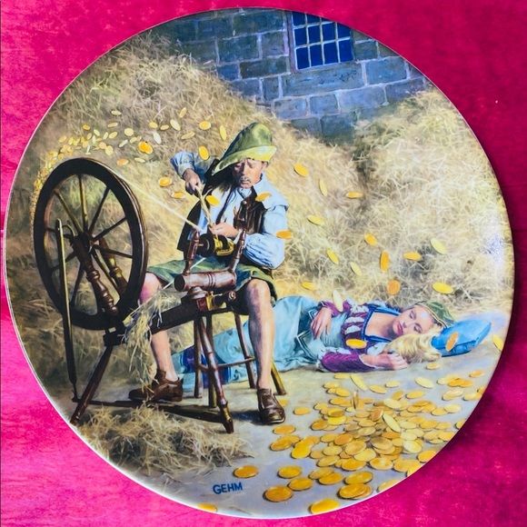 GRIMM'S FAIRY TALES COLLECTOR PLATES BY CHARLES GEHM - Picture 2 of 2